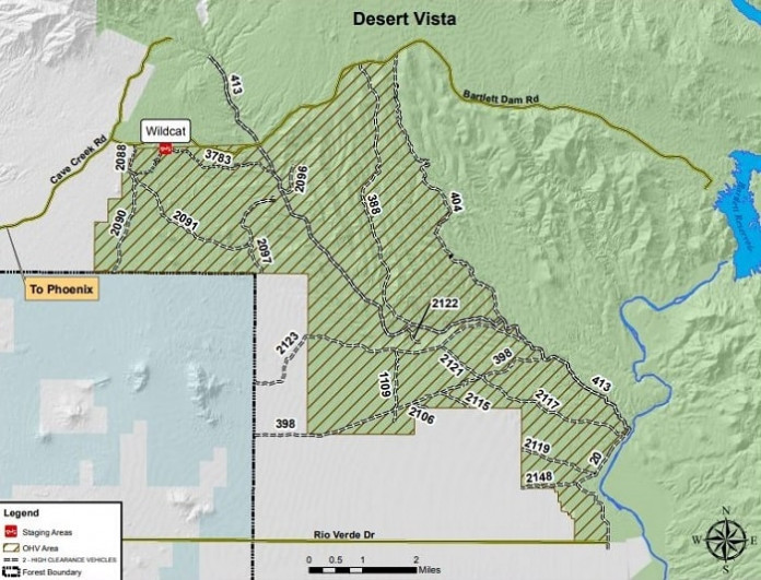Tonto National Forest ATV Trails Including Bulldog Canyon Wild ATV