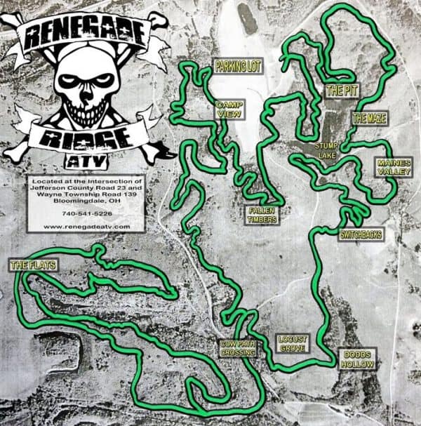 Ohio Ridge Riders Trail Map Top 10 ATV Trails In Ohio - Wild ATV