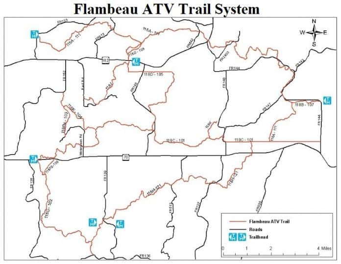 Hayward Wisconsin/Sawyer County ATV Trails Wild ATV