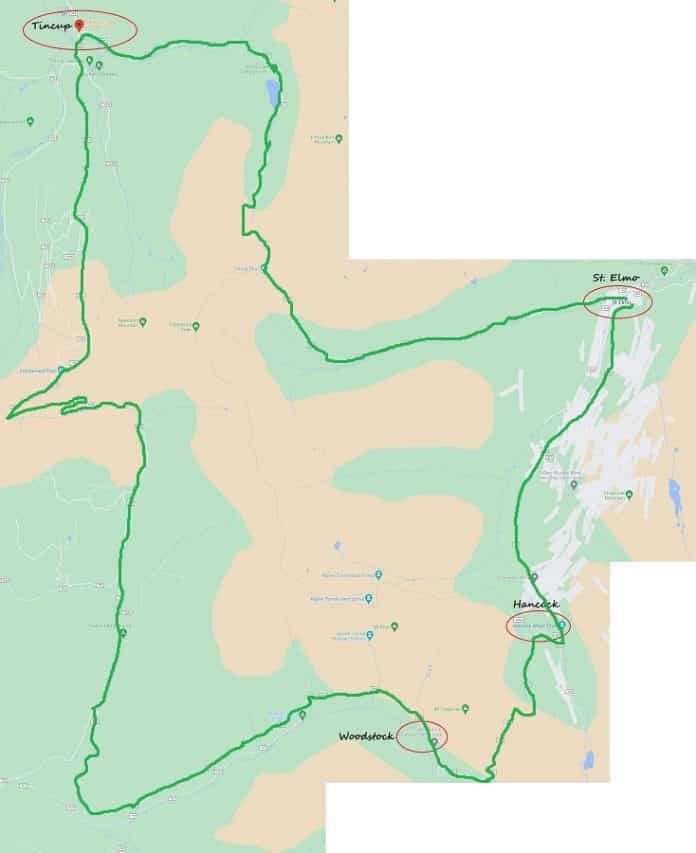 St. Elmo Ghost Town High Alpine Miner's Loop CO Wild ATV